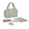 Grijsgroene verzorgingstas - Yula weekender back mint